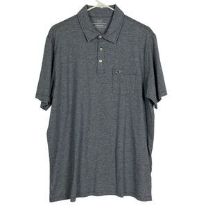 NWT Vineyard Vines Mens Edgartown Polo Shirt Large Cotton/Poly/Spandex Blend